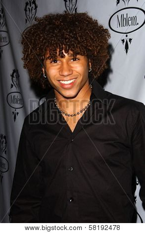 Corbin Bleu at the Launch Party for Mandy Moore's MBlem Clothing Line. Citizen Smiths, Hollywood, CA. 06-10-07
