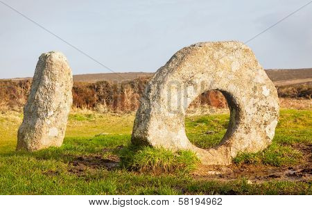 Men-an-tol Cornwall England Uk