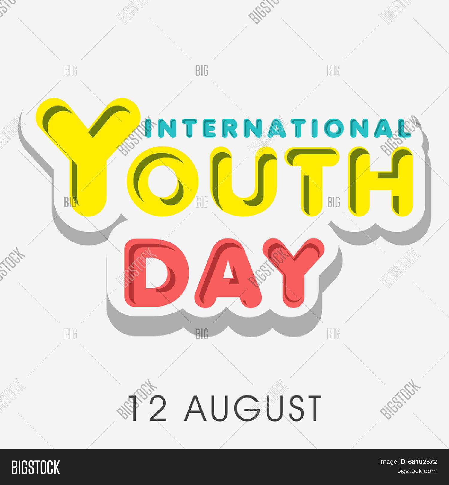 Stylish Colorful Text Vector Photo Free Trial Bigstock