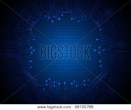 Abstract technology circuit background