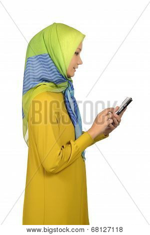 Modern Moslem Woman In Hijab