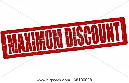 Maximum Discount