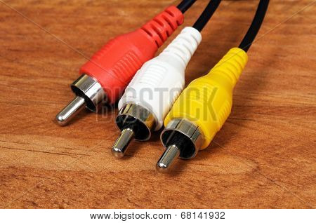 Phono plugs.