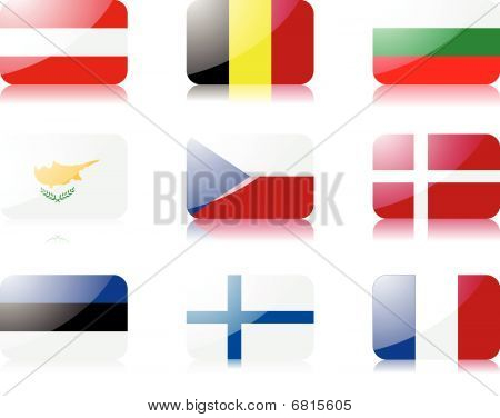 Banderas de la Unión Europea ponga 1