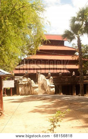Bagaya Monastery in Myanmar.