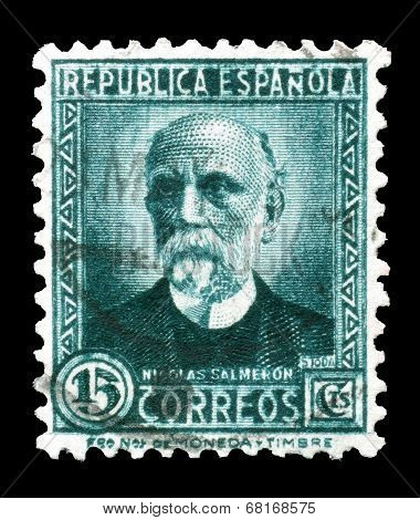Nicolas Salmeron stamp