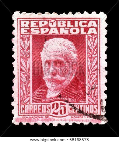 Pablo Iglesias stamp