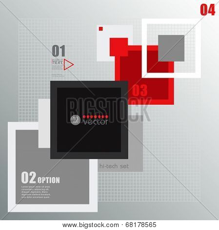 Modern Infographic Template For Business Design.