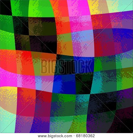 Bright Blue Abstract Background.