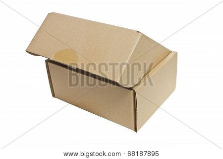 Paper Box On White Background.