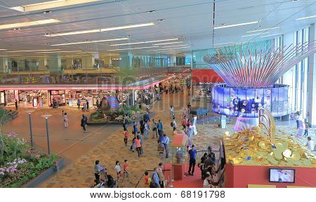 Changi Airport in Singapore