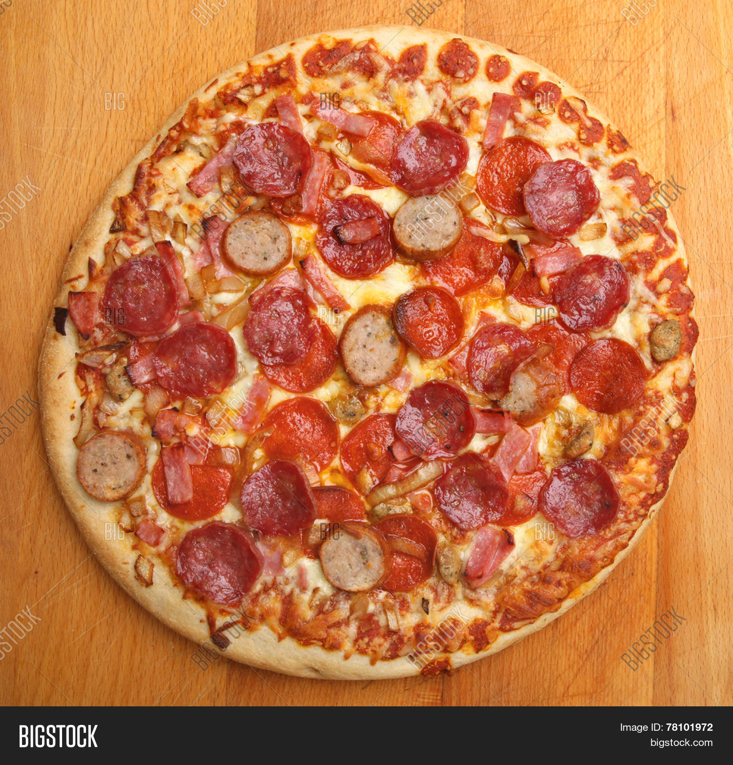 Meat Feast Pizza Image & Photo (Free Trial) Bigstock