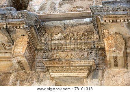 ruins of ancient amphitheater in Aspendos Antalya Turkey