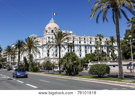 The Hotel Negresco In Nice In France