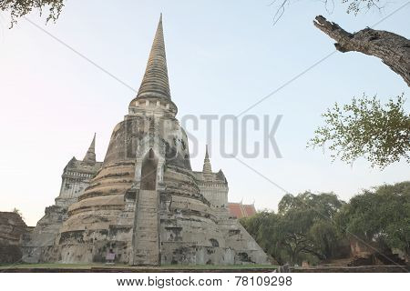 Ancient ruin of Wat Phra Sri Sanphet