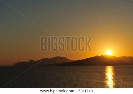 Solnedgang i Ibiza