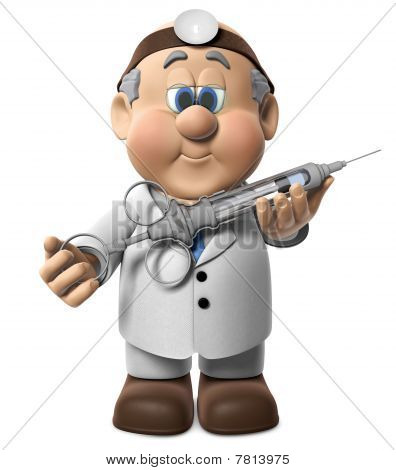 Dr. Wifred at give skud
