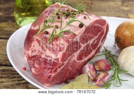 Neck With Rosemary And Basil