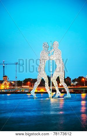 Molecul Man Sculpture In Berlin, Germany
