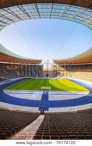 Olimpic Stadium Interior In Berlin, Germany
