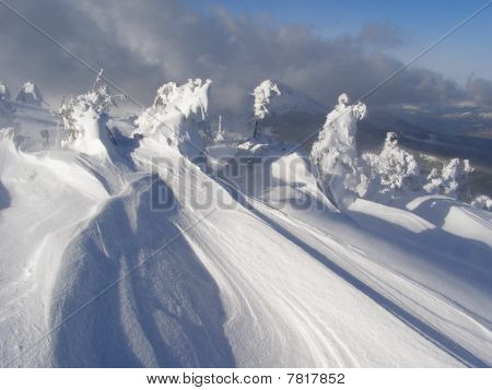 Schnee-Horizont
