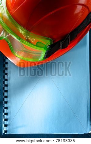 Goggles And Red Helmet