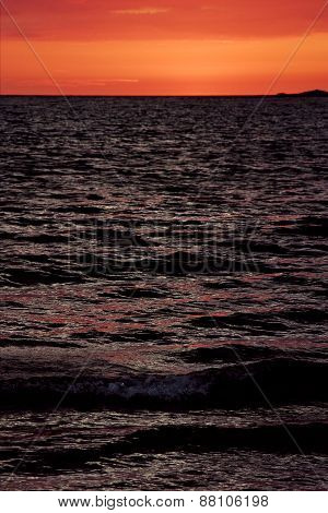 Wave In The Sunset