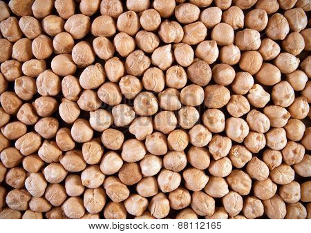 Chickpeas background