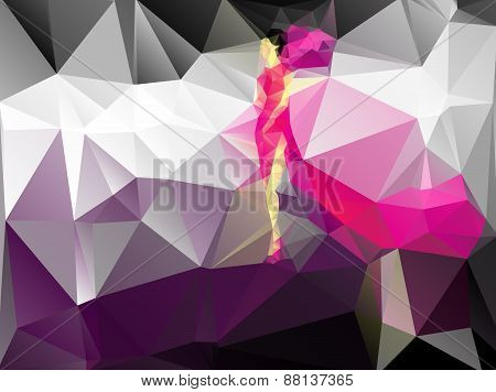 abstract image of a model