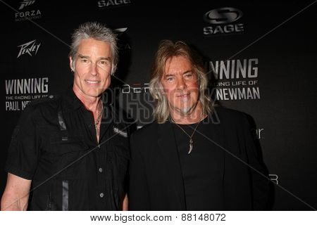 LOS ANGELES - FEB 16:  Ronn Moss, Peter Beckett at the 