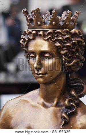 The goddess of love in Greek mythology Aphrodite (Venus in Roman mythology).
Aphrodite is one of the 12 supreme gods of Olympus goddess of beauty and love the mother of Eros the queen of nymphs and graces. Aphrodite is the daughter of Zeus and Dione Ocean