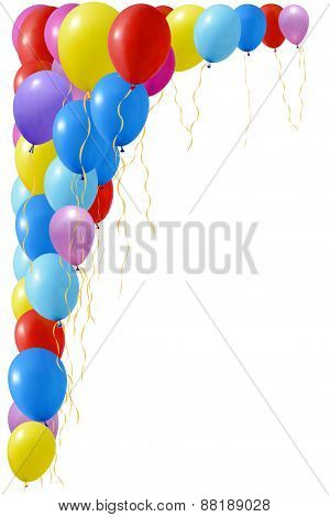Set Of Colourful Balloons