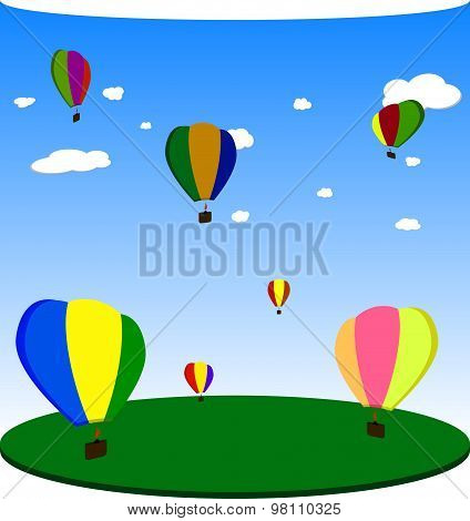 Balloons. Vector. EPS10.
