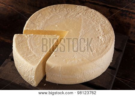 Large Organic White Cheese Wheel