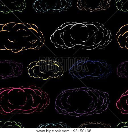 Seamless cloud on dark