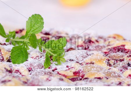 Berry Tart, Sprinkled With Sugar
