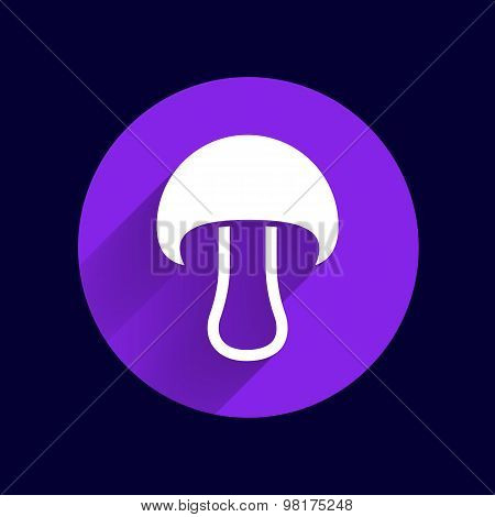 Mushroom sign icon. Boletus mushroom symbol concept