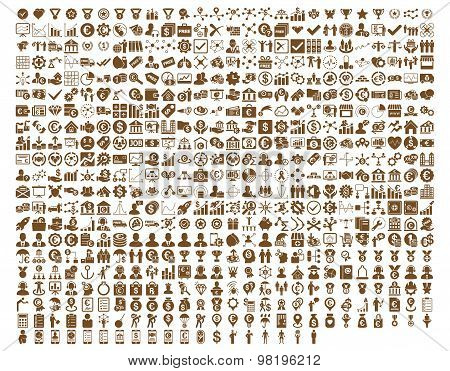 Application Toolbar Flat Icon Collection