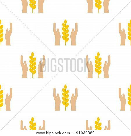 Spica pattern seamless flat style for web vector illustration