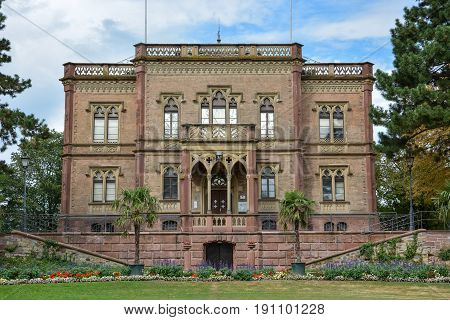 Archaeological museum in Freiburg Germany in a park