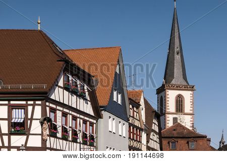 Lohr Am Main In The Spessart In Germany