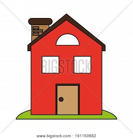 Facade house of plants icon vector illustration dessign graphic flat