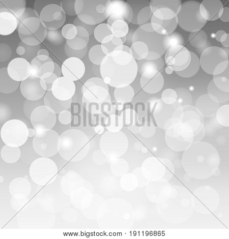 Abstract gray background with a light blur. Vector