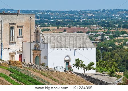 The church of the Spirito Santo. Martina Franca. Puglia. Italy.