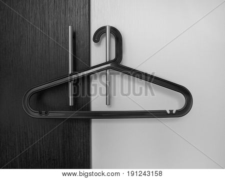 a hanger on chorn on white case