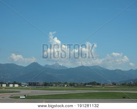 Bergamo Orio Al Serio Airport Runway