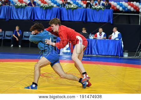Orenburg, Russia - 29 October 2016: Boys Competitions Sambo
