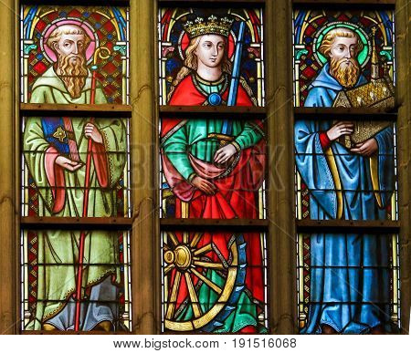 Stained Glass - Catholic Saints