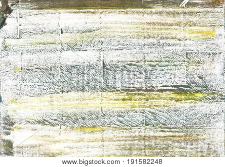 Hand-drawn abstract watercolor background. Used colors: White Lotion Milk Baby powder Pastel gray Bright gray Ghost white Cultured Axolotl Grullo Artichoke