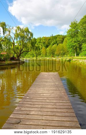 Beautiful landscape in Southern Poland near Trzebnica